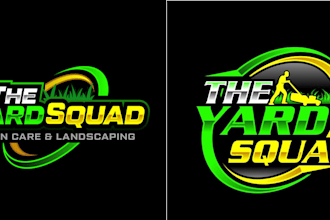 do unique lawn care agriculture logo design 24 hours