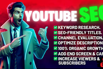 be your youtube SEO expert