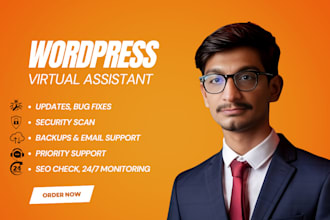 manage your wordpress website as a virtual assistant or va