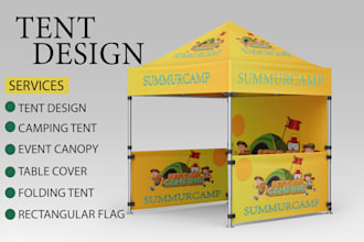design canopy tent , table cover , backdrop and table cloth