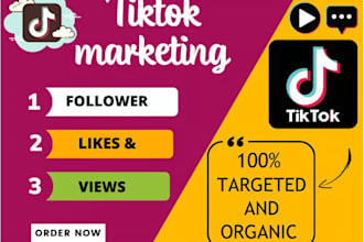 super fast grow your tiktok, instagram account organically