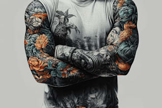 make custom tattoo design, tattoo sleeve