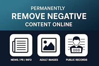 remove mugshots, delete negative links, erase bad articles, false news in google
