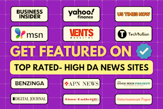 publish your article, interview, or press release on top news websites