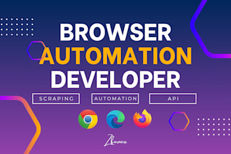 develop an automation browser extension for your tedious task