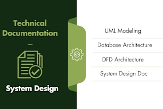 craft uml diagrams erd srs dfd system architecture documentation