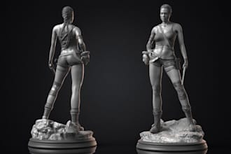 sculpt3d maniature model, landscape wargame sculpture, sculpture nsfw 3d model