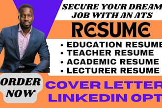write education, teacher, lecturer, academic, adjunct and board member resume