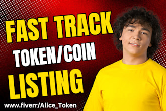 fast track your token listing on coinmarketcap coingecko ico binance