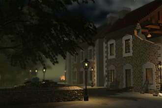 make realistic roblox map, terrain map, game environment, roblox building