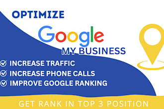 set up and reinstate google my business page for local SEO gmb ranking