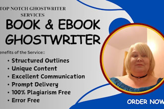write 50k german ebook fiction ghostwriter ebook writer children story