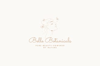 design a chic minimalist feminine logo for your business