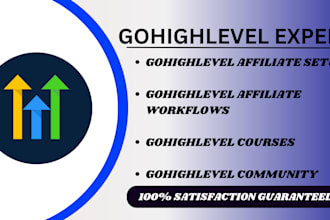 setup expert gohighlevel affiliate, ghl community and ghl course