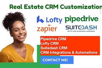 do real estate lofty CRM pipedrive suitedash CRM monday CRM with make automation