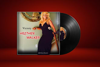 create unique vinyl album cover art, cd artwork, music artwork, vinyl record