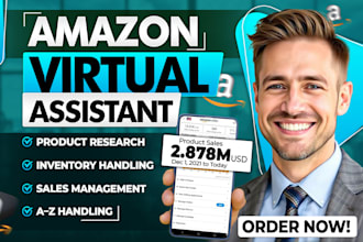 be your amazon fba wholesale virtual assistant, amazon va