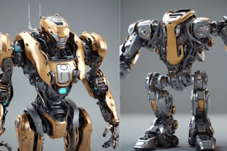 model game ready robotic assets