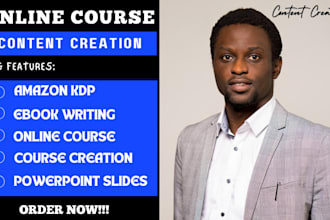 create online course content training manual lesson plan curriculum course