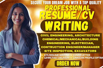 write civil engineer, construction manager resume, building engineer, plumber cv