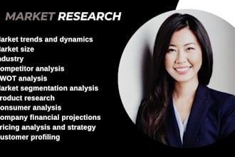 create a comprehensive business and market research report