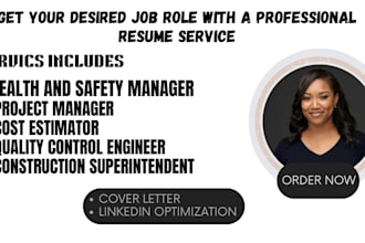 write construction, architectural design, electrician resume, project manager