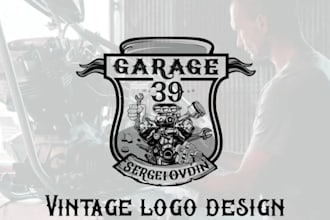 create vintage traditional mexican logo design for you