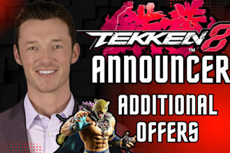be your tekken announcer for anything, no ai