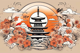 design a japanese hannya mask tattoo for you