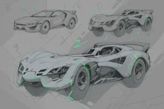 draw your product concept illustration