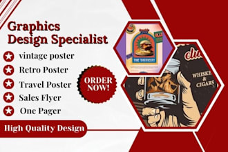 do vintage retro travel club poster digital tshirt mockup design