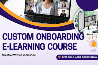 design custom interactive onboarding and employee training elearning courses