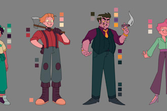 creater character design concept art