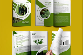 design bifold, trifold brochure and catalog, postal within 24hrs
