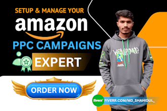 setup and manage amazon PPC campaigns and advertising ads