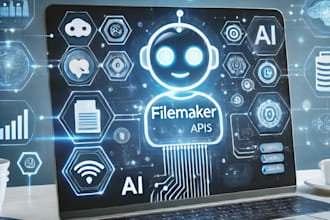 develop a filemaker application to connect with llms using apis