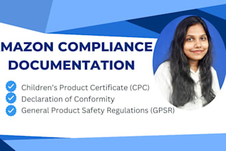 do amazon compliance documentation CPC, doc and gpsr
