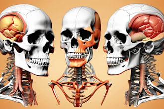 design scientific medical anatomy educational illustrations