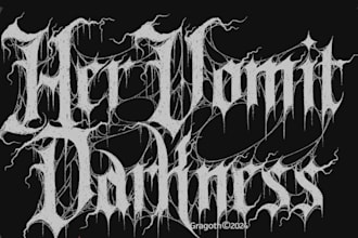 do a metal,hardcore,heavy metal, black metal band logo