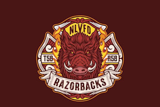 design high quality pork pig mascot logo with express delivery