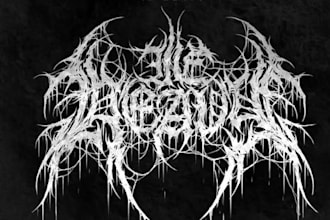 draw and design metal, death metal, slamming and brutal logo for you