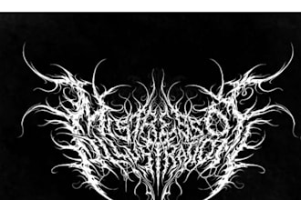 design a logo for your power, folk, or symphonic metal band