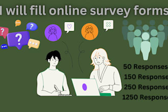 do fast and quality survey filling service