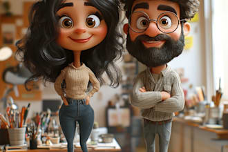 create a cartoon caricature avatar for you