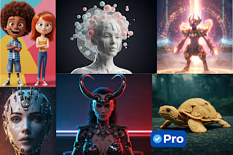 craft eye catching ai art and visuals for any project