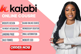 kajabi website design, kajabi online course, kajabi sales funnel, landing page