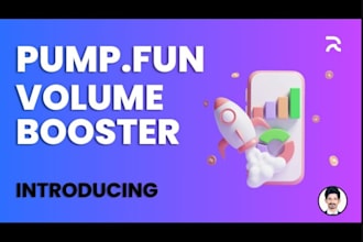 create crypto trading volume bot, pump fun, bundle, telegram bot on solana, evms