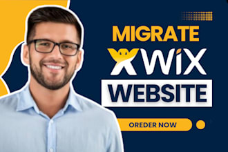 move migrate transfer convert wordpress site webflow squarespace to wix website