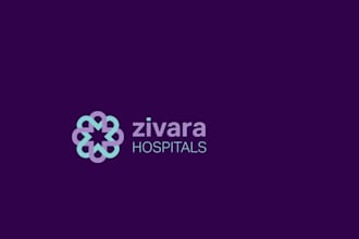 do a professional modern hospital logo design