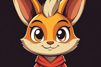design custom cartoon character, mascot